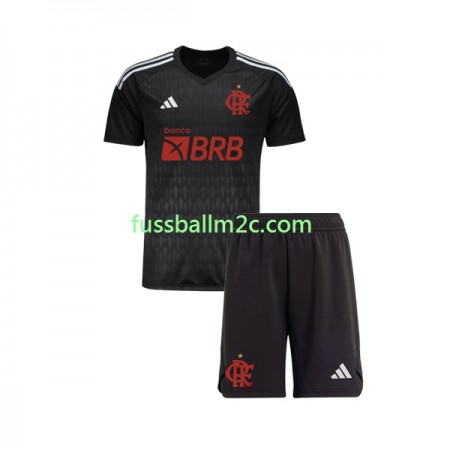 Fußballtrikots CR Flamengo Torwart Kinder Auswärts Trikotsatz 2023-2024 Fußballtrikots CR Flamengo Torwart Kinder Auswärts Trikotsatz 2023-2024